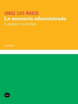cover image of La memoria administrada